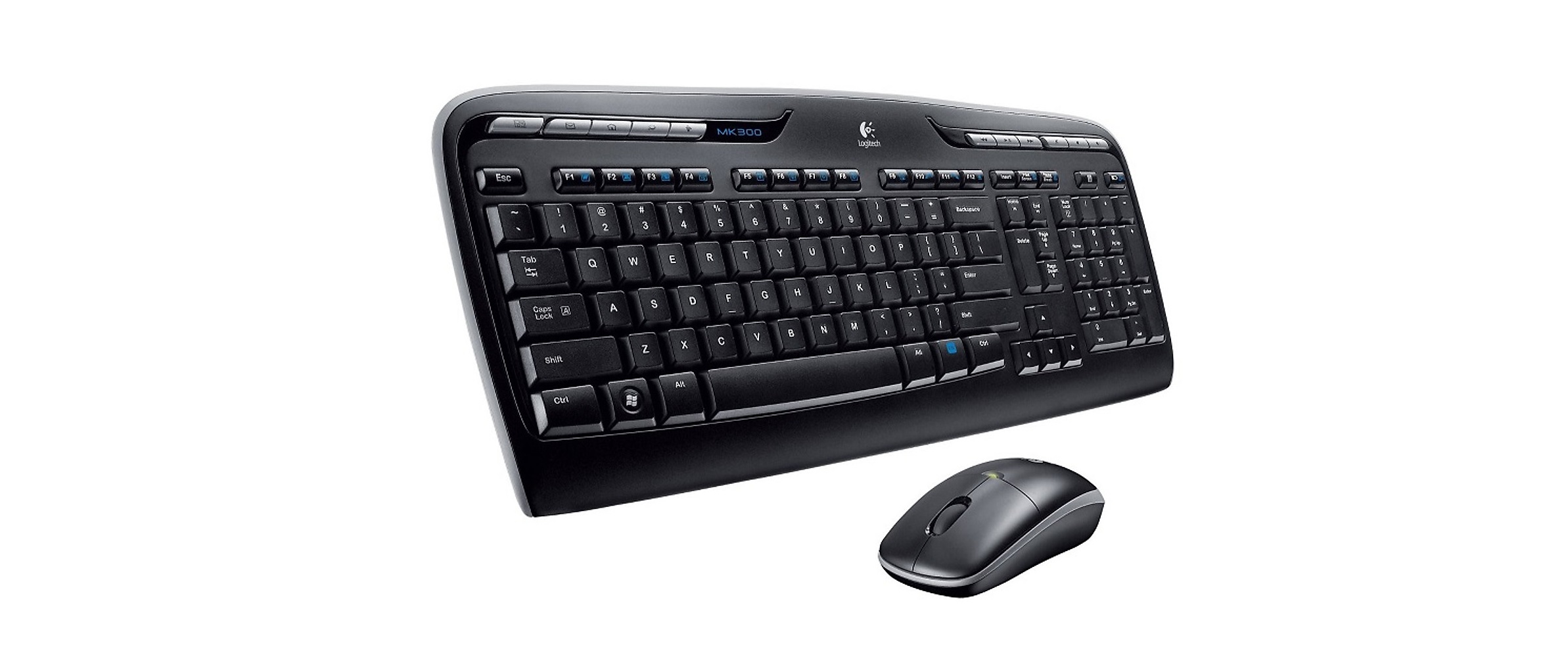 Bộ bàn phím chuột không dây Logitech MK330 wireless có thiết kế chống tràn
